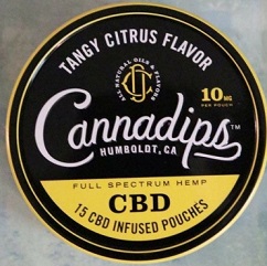 CANNADIPS CBD TANGY CITRUS 5CT ROLL 